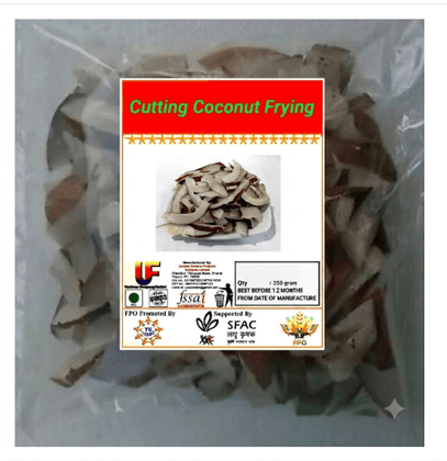 Cutting Coconut Frying
