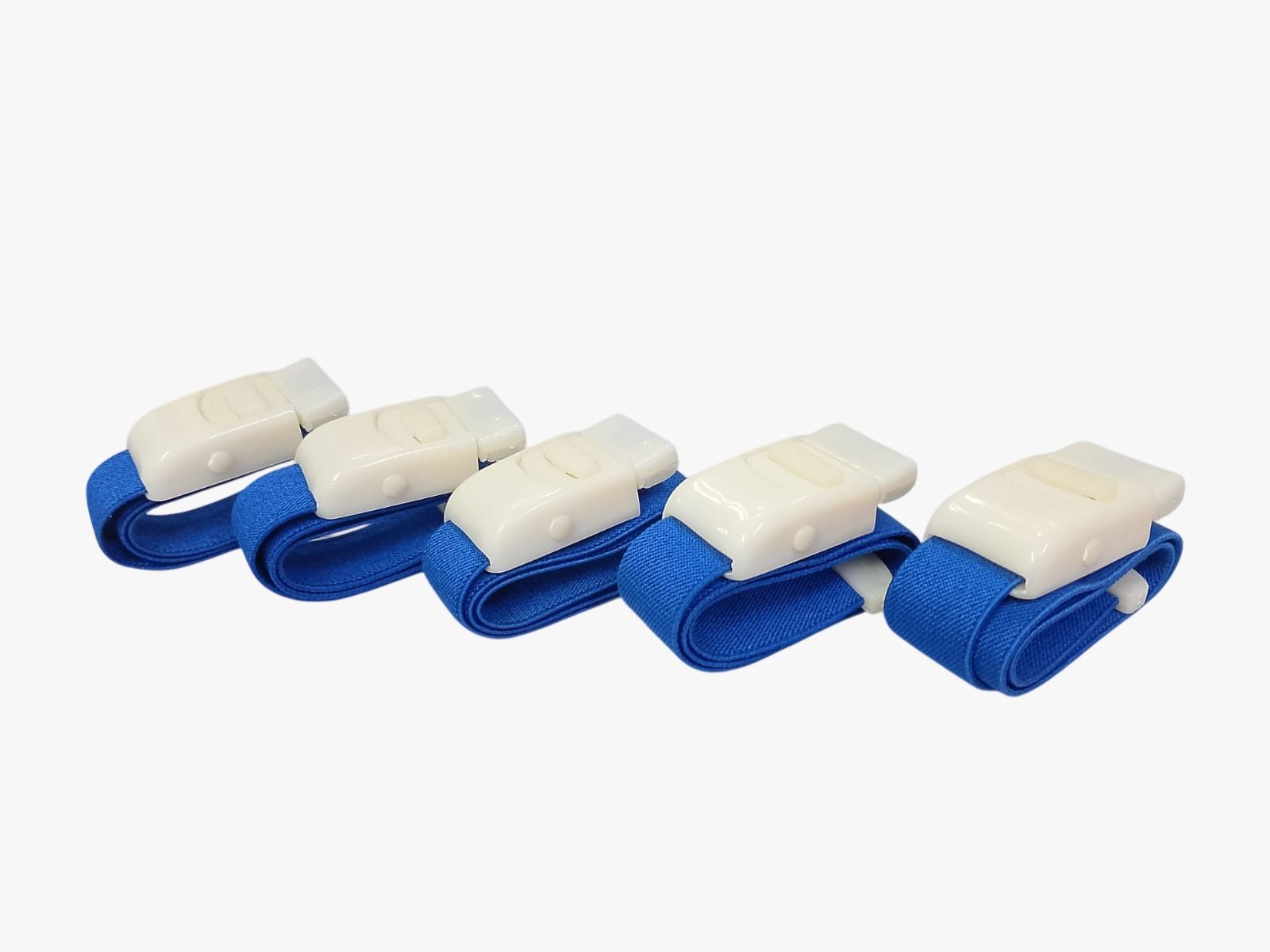 DESCO Tourniquet Band for Blood Collection Rubber with Plastic Buckle (Pack of 5)