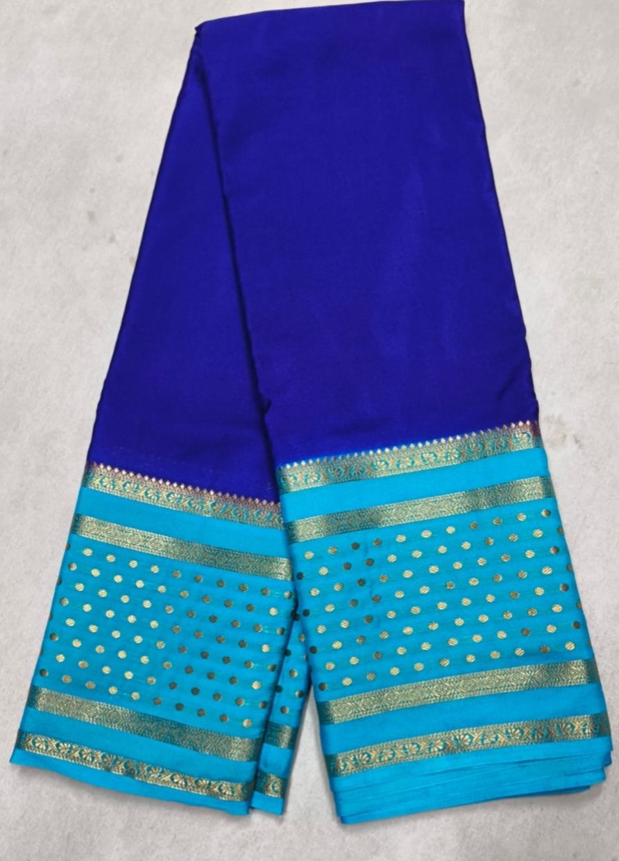 Semi Mysore Silk Saree