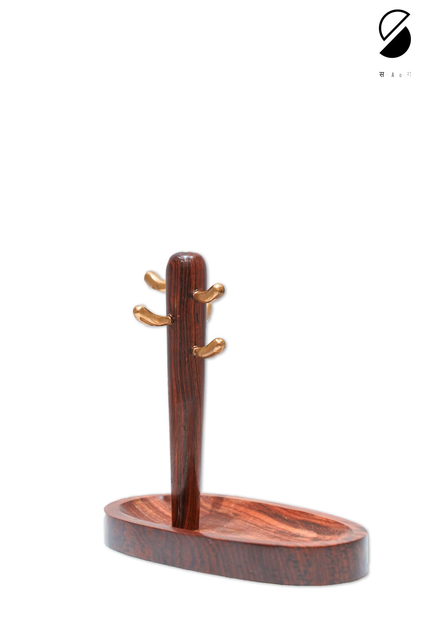 Brass Cactus Key Stand
