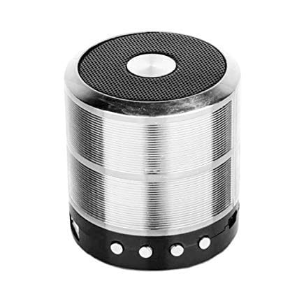 WS-887 Rechargeable Bluetooth Speaker with HD Audio, FM Radio, Memory Card Slot and USB Playback