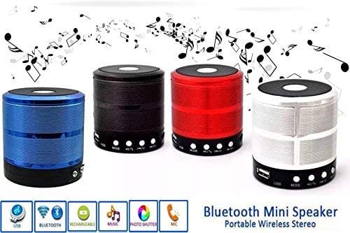 WS-887 Wireless Portable Speaker with Bluetooth Connectivity, Long Battery Backup and Crystal Clear Sound