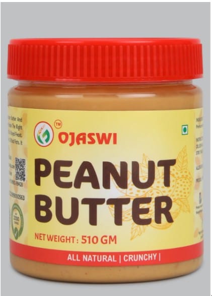 Ojaswi Crunchy Peanut Butter 510g