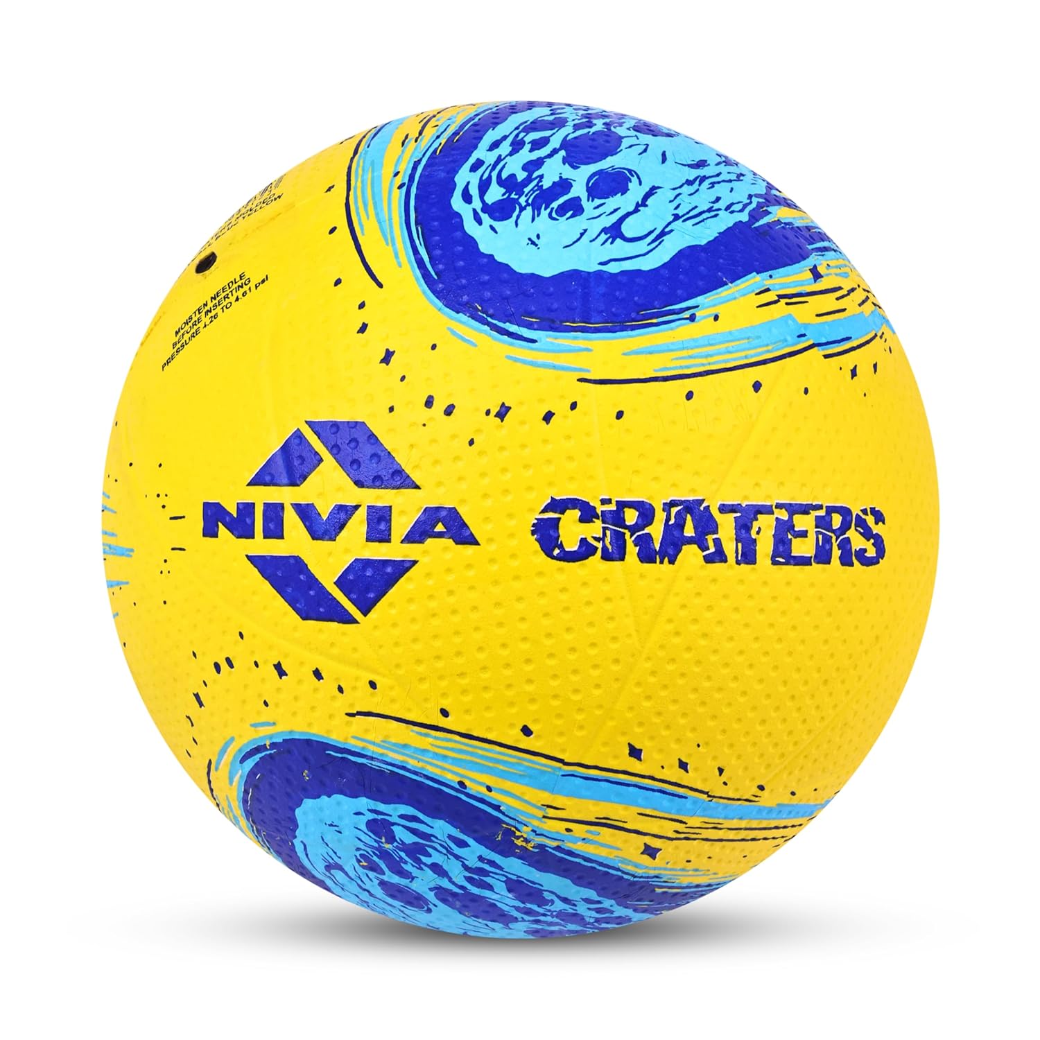 Nivia VB 488 Craters Yellow, Moulded Volleyball