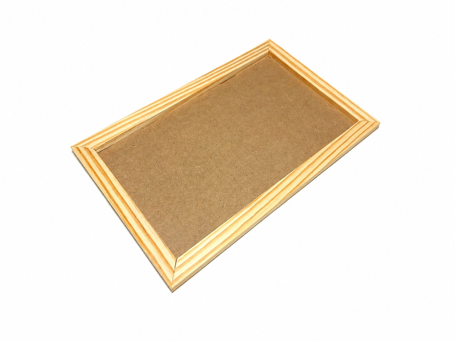 DEVESHA DIY Wooden MDF Frame Base, 12 x 8 Inch (Pack of 1) | Resin Frame for Art, Craft and Decoration