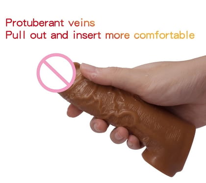 Infinity Love 6 Inch Jumbo Dragon Silicone Condom – Skin Color