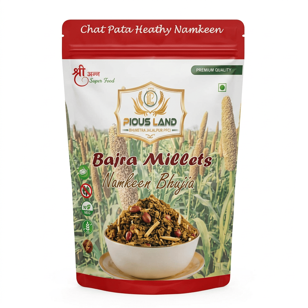  Pious Land Organic Chatpata Healthy Namkeen-Baira Millets