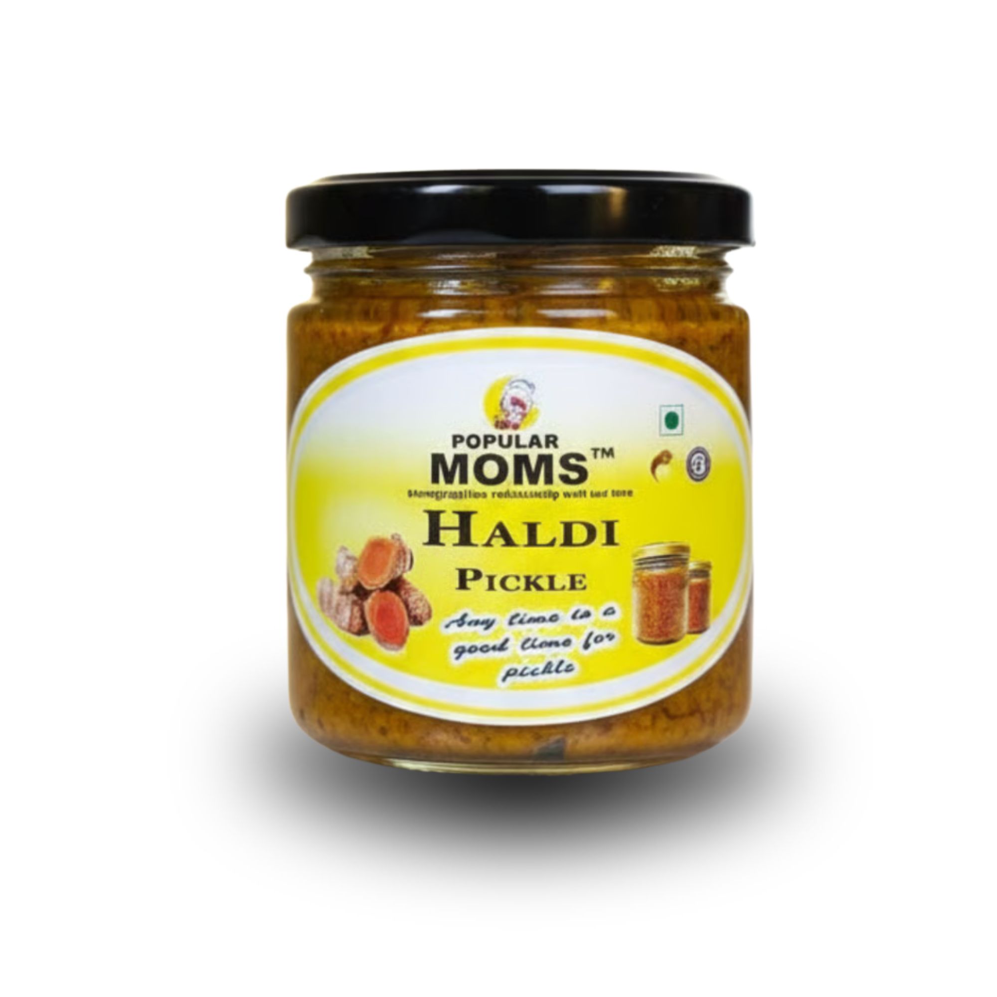 Popular Moms Homemade Haldi Pickle | Homemade Traditional Achar | Glass Jar Packed 180g