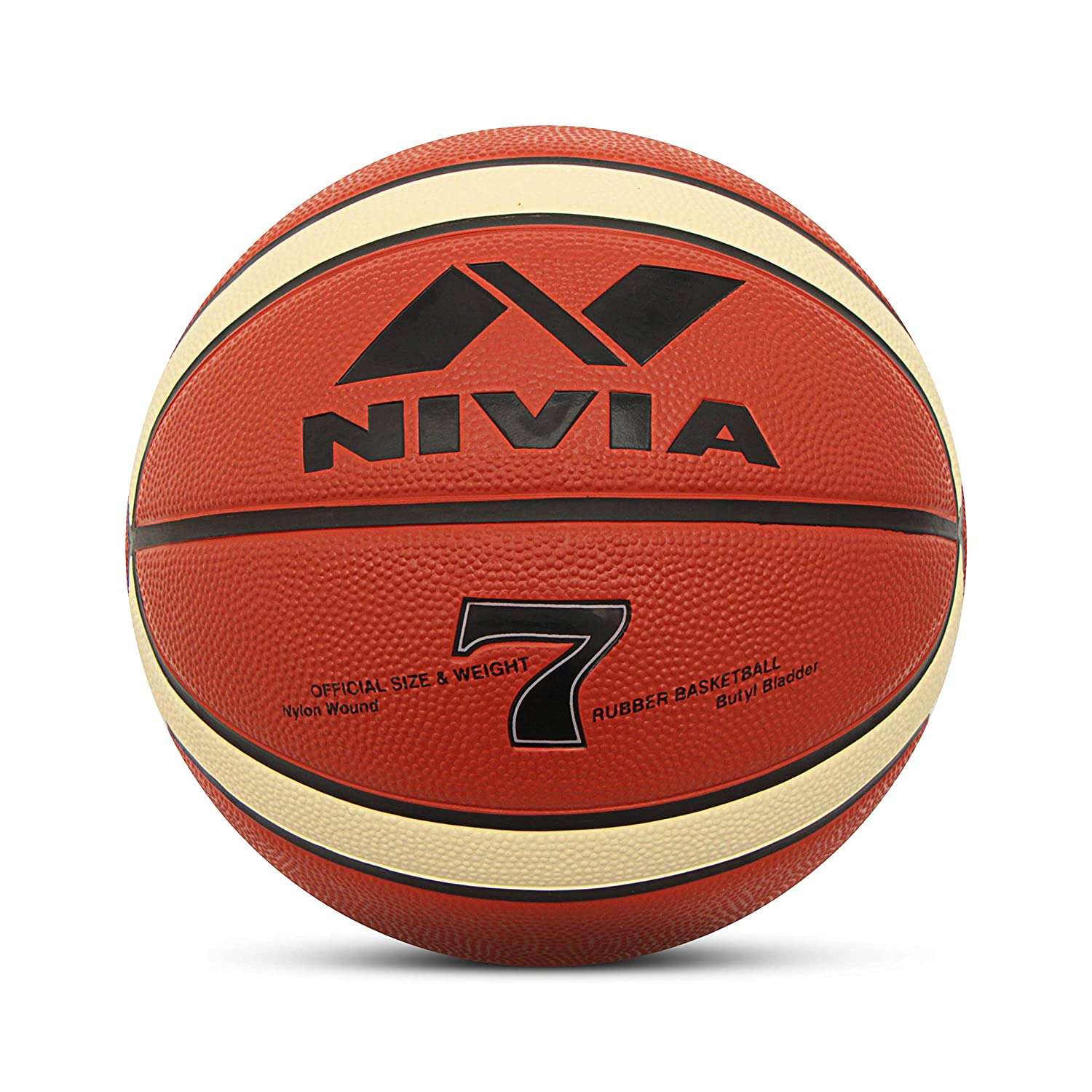 NIVIA Basketball, BB 201, Engraver,  Size-7, Red.