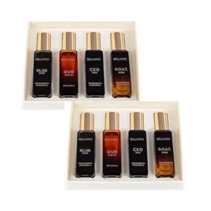 Bellavita Men Gift Set Combo Pack of 2 Pcs | 20 ml x 8 Pcs