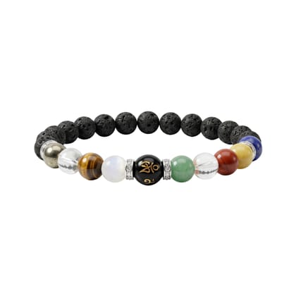 Navgrah Bracelet for Men & Women | Natural Stone Beaded Bracelet for Balance, Protection & Harmony | Adjustable Stretch Bracelet I Hotilal Jewellers