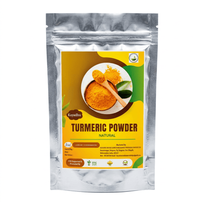 Kayadhu Natural Turmeric Powder - 100% Pure and Organic, 1kg Kayadhu Natural Turmeric Powder - 100% Pure and Organic, 1kg