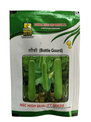  NSC Hybrid Bottle gourd, Variety: PH-3 T/L 10GM Packing Vegetables Seeds