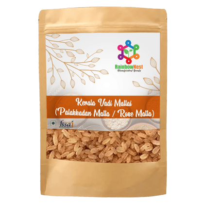 RAINBOWNEST Vadi Matta Rice 300g | Premium Full Grain Raw Red Rice | Traditional Variety | Rich in Iron & Nutrients