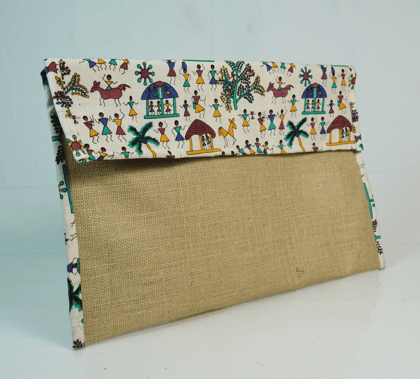 Jute File Folder