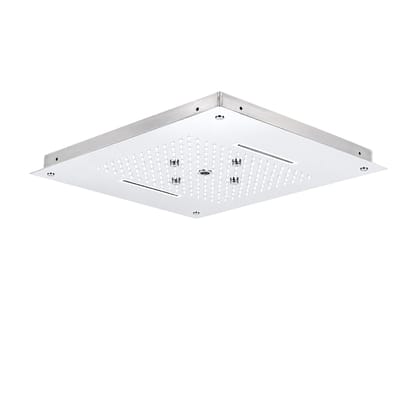 304 Stainless Steel Ceiling Overhead Shower With LED (22 x 20 Inch)