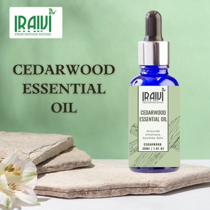 Iraivi Premium Cederwood Essential Oil | Pure & Natural by Iraivi Organics