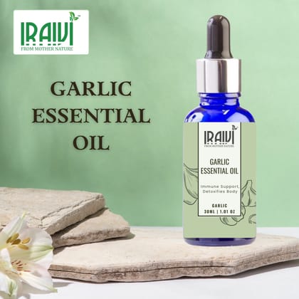 Iraivi Premium Garlic Essential Oil | Pure & Natural by Iraivi Organics
