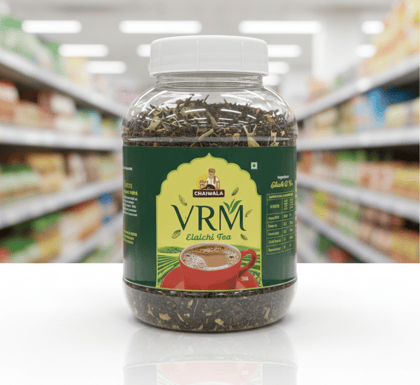 VRM Elaichi Tea 400g (Pack of 2)- Cardamom Infused Indian Flavor