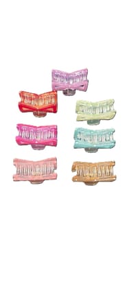 Dual Flower Hair Claw Clips set of 7 Dual Flower Hair Claw Clips set of 7