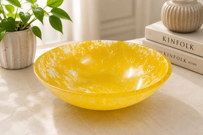 Sunburst Resin Decorative Bowl Sunburst Resin Decorative Bowl
