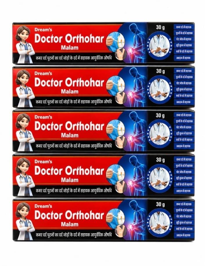 Dream's Doctor Orthohar Malam Pain Relief Ointment 30g x 5 Pack