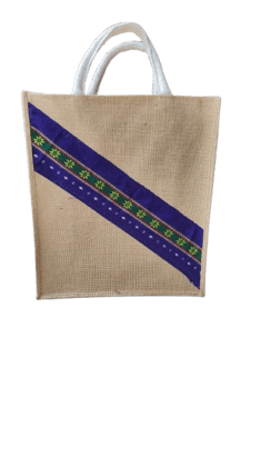 Handcrafted Jute Tote Bag 