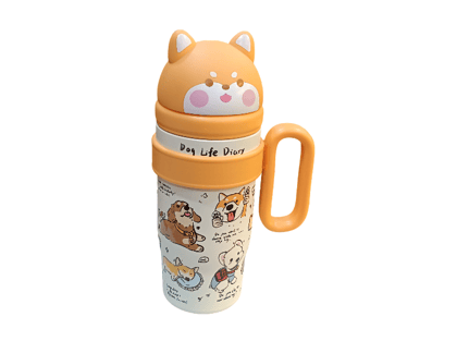 Cute "Dog Life Diary" Insulated Tumbler (1Litre)