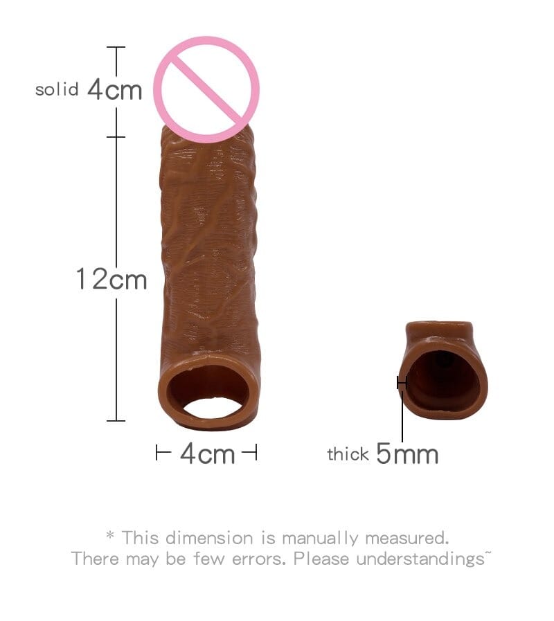 INFINITY LOVE Non-Vibrating Dragon Condom 6 inch