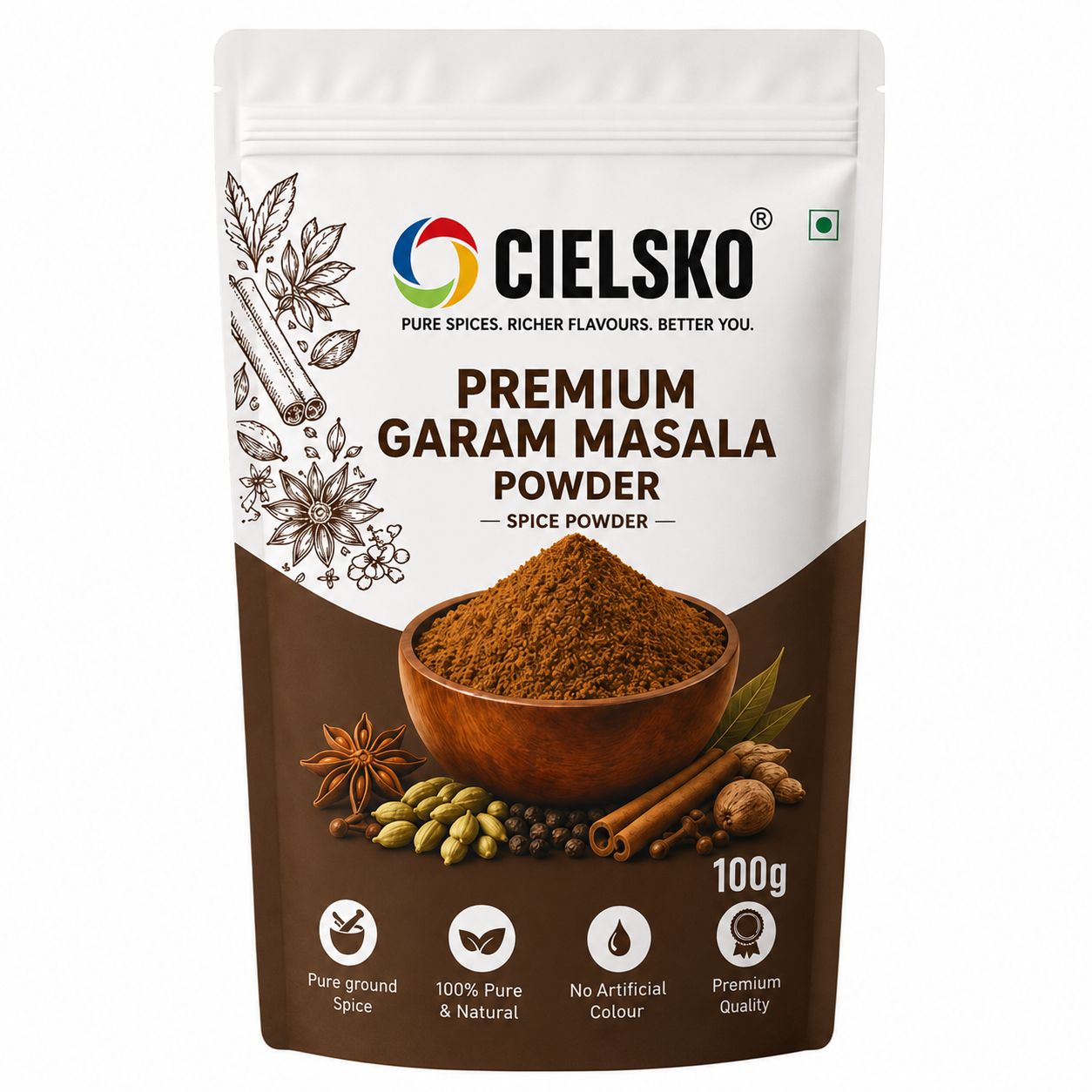 Cielsko Premium Garam Masala Powder-100g