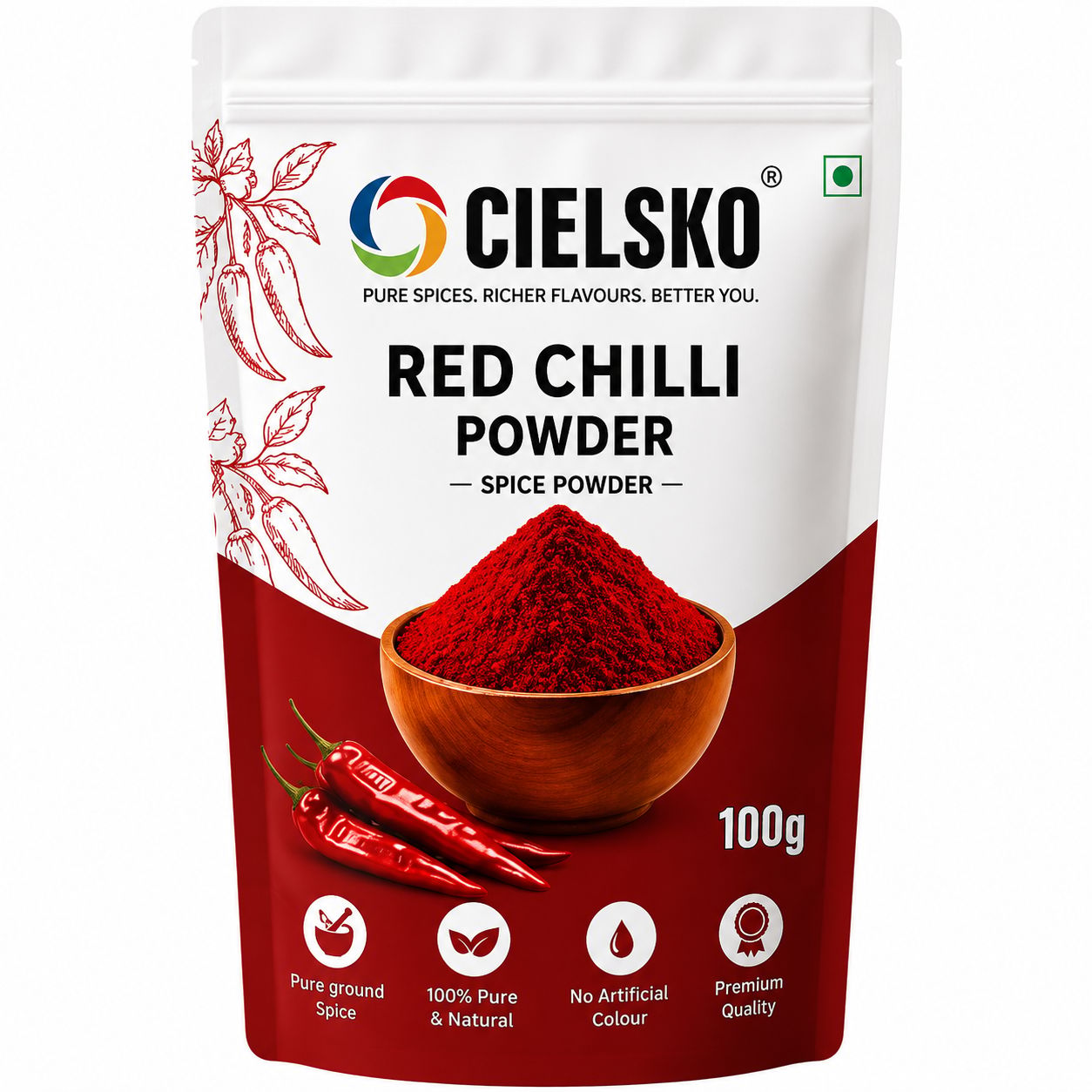 Cielsko Red Chilli Powder-100 g