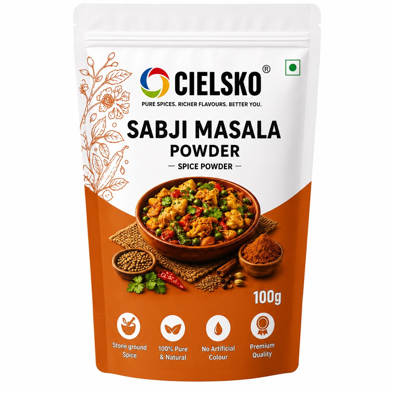 Cielsko Sabzi Masala Powder-100 g