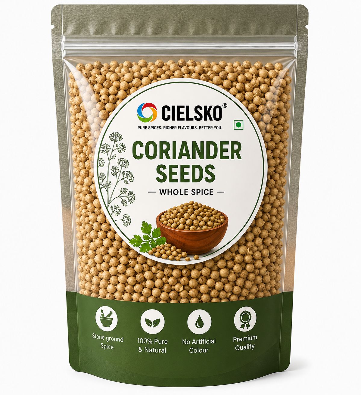 Cielsko Coriander Seed Whole-100 g
