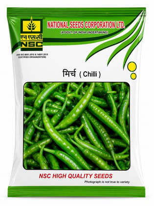 NSC Hy. Chilli Arka Megana, 5 gram Truthfully Labelled seed Pouch