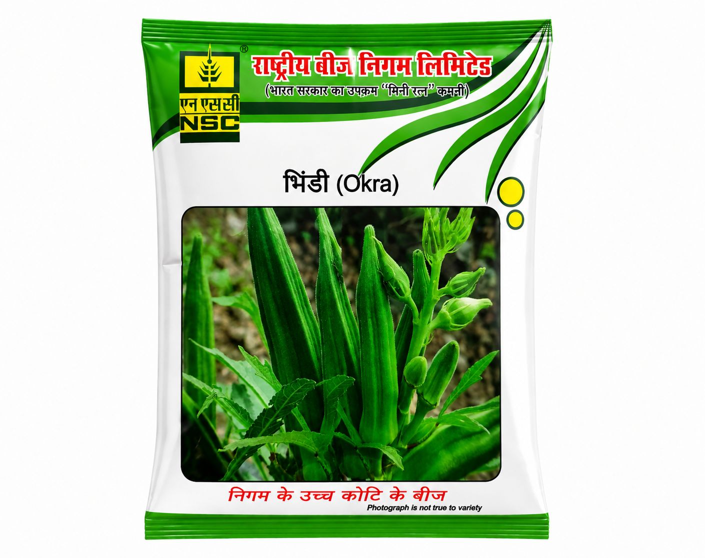 NSC Bhendi Arka Anamika, 50 gm Seed Pouch 
