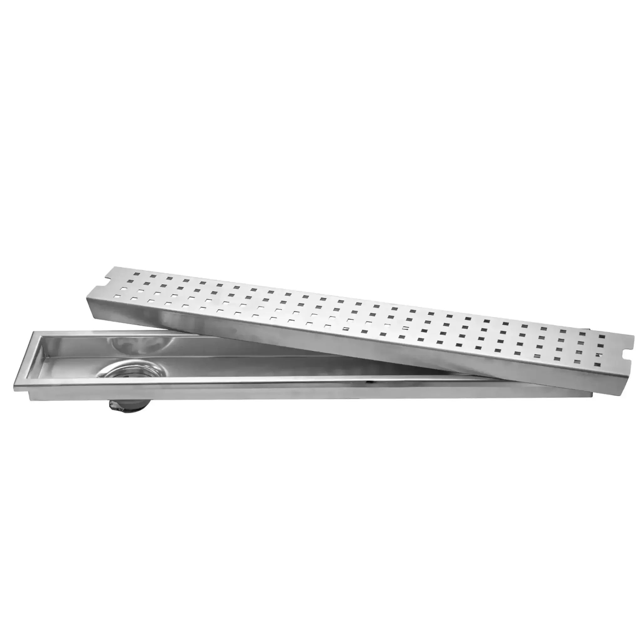 Ultra (30 x 4 Inches) 304 Grade Brushed Shower Drain Channel Floor Drain