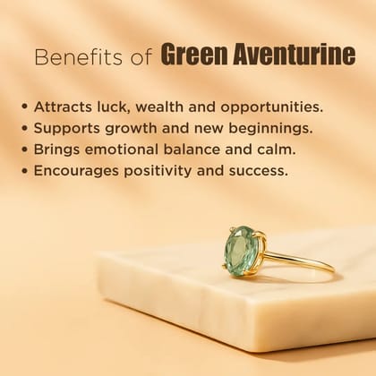 Green Aventurine Adjustable Ring शिक्षा और करियर के लिए Green Aventurine Adjustable Ring शिक्षा और करियर के लिए