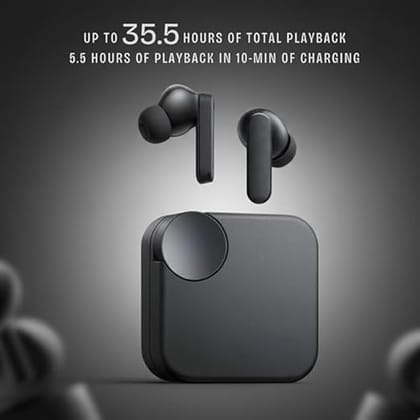 True Wireless Earbuds, Strong and Comfort Noise Cancelling, Ultra Bass and Dirac Sound, in-Ear Detection, 55H Playtime, 6ENC Mics