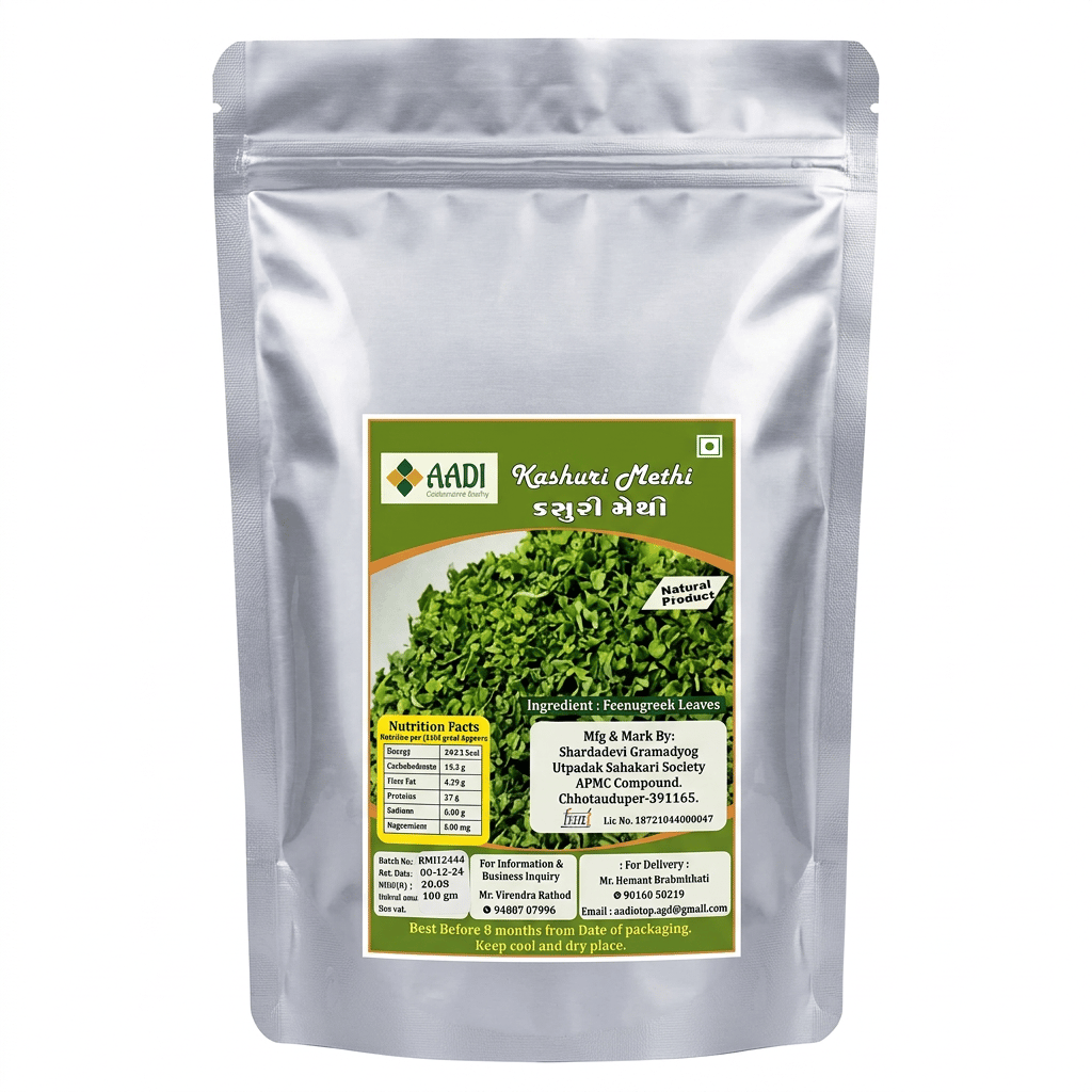  AADI Kashuri Methi (Fenugreek Leaves), 100g