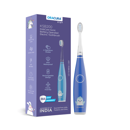 KSB200 KidsCare Sonic Rechargeable Electric Toothbrush 