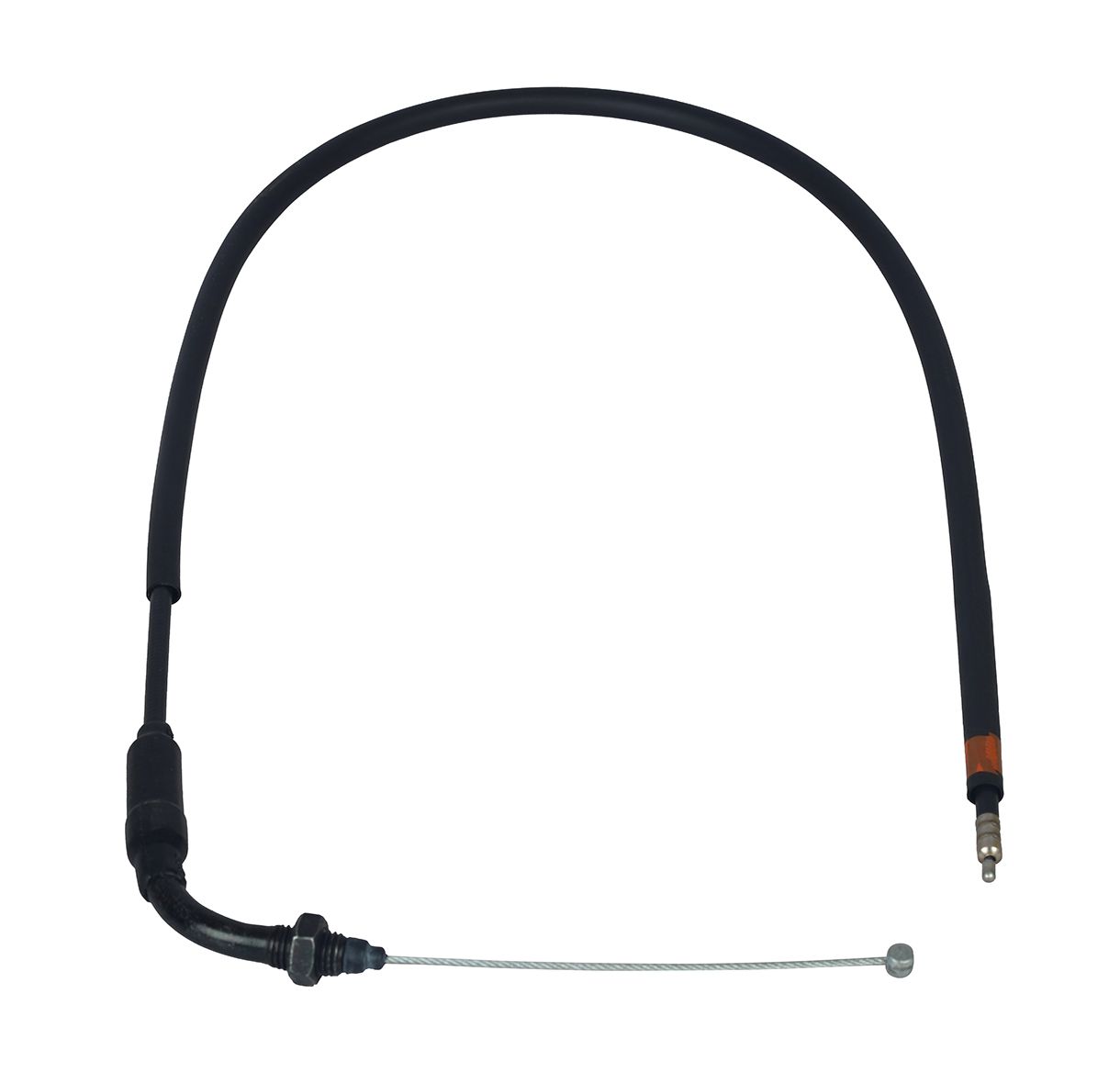 Hero Genuine Throttle Accelerator Cable for Super Splendor & Glamour | Smooth Throttle Response | Durable Construction | OEM Fit | Reliable Performance | Easy Installation - 17910KTC900S