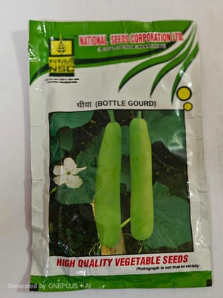 Bottle Gourd/ Variety: PN F1 50 Gm