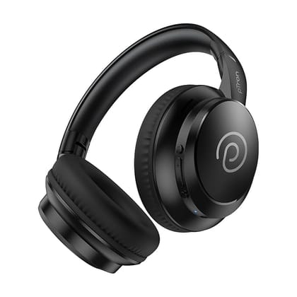 pTron Studio Evo 70hrs Playtime Wireless Over Ear Headphones with HD Mic (Black)