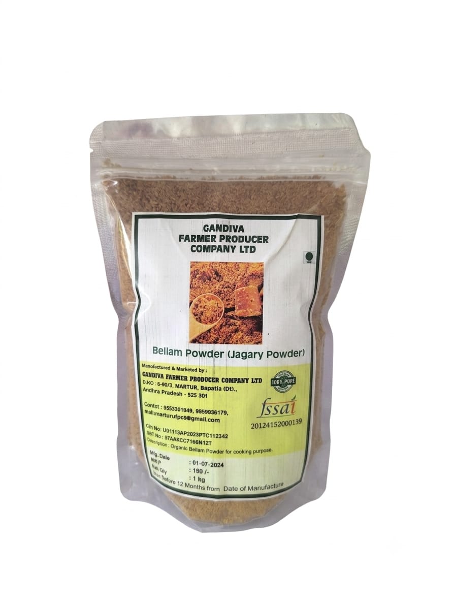 Organic Bellam Powder (Jaggery Powder) 1kg
