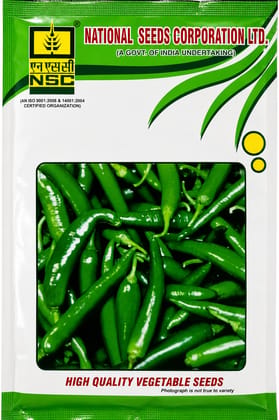 NSC Chilli, Kashi Anmol, 25 gm Seed Pouch