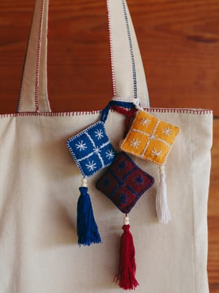 Handmade Felt Tassel Hangings 