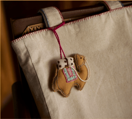 Handmade Embroidery Camel Charm