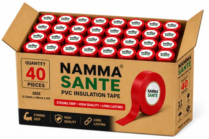 Electrical Insulation Tape, PVC Insulation Tape, Electrical Tape Roll, Wire Insulation Tape, PVC Electrical Tape 40Red 40pieces Electrical Insulation Tape, PVC Insulation Tape, Electrical Tape Roll, Wire Insulation Tape, PVC Electrical Tape 40Red 40pieces