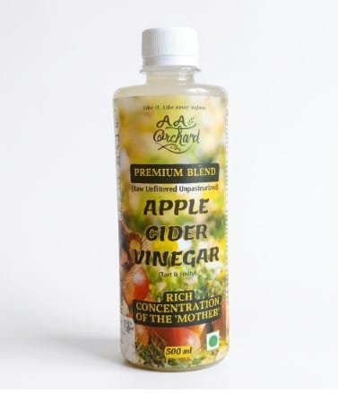 APPLE CIDER VINEGAR with MOTHER ( Crafted in the Himalayan valleys by A A ORCHARD PAYOJNA)