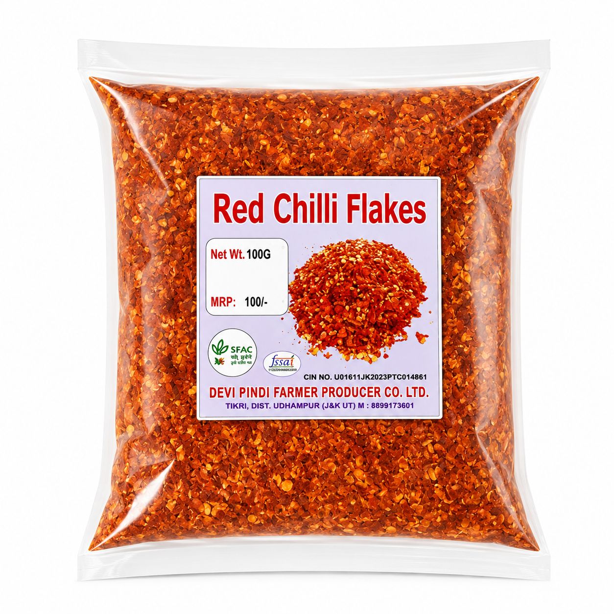 Chilli Flakes 100 gram